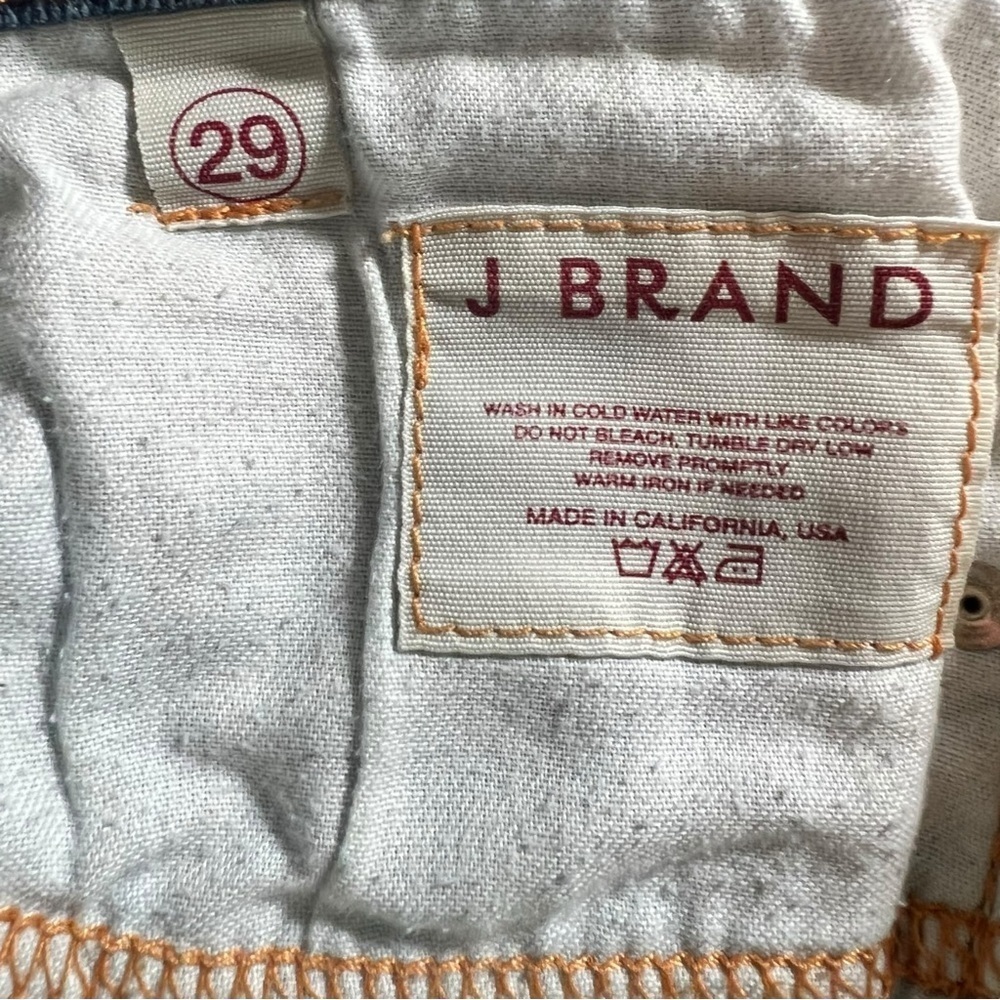 J. Brand Women’s Mid-Rise Straight Leg Jeans Dark Wash Size 29 - Picture 4 of 6